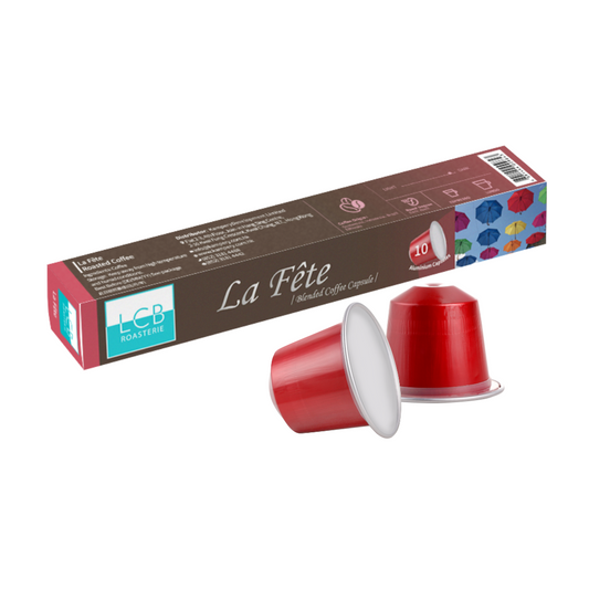 LCB 精品拼配咖啡 (喜相逢) Blended Coffee (La Fête) 10粒capsules