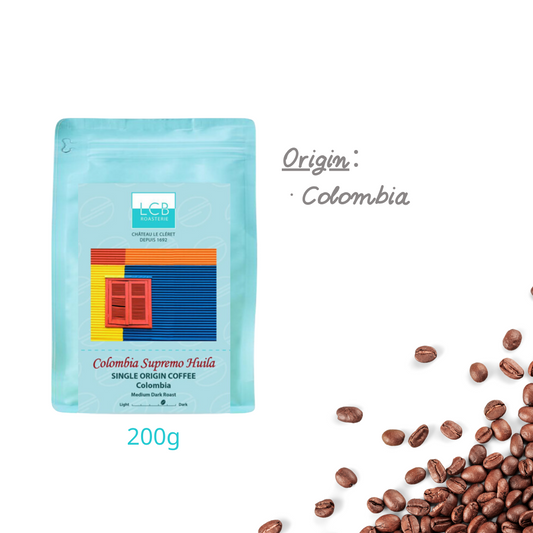 LCB – 哥倫比亞 蕙蘭 蘇帕摩 純原單品咖啡豆 Single Origin Coffee (Colombia Supremo Huila)(200g)