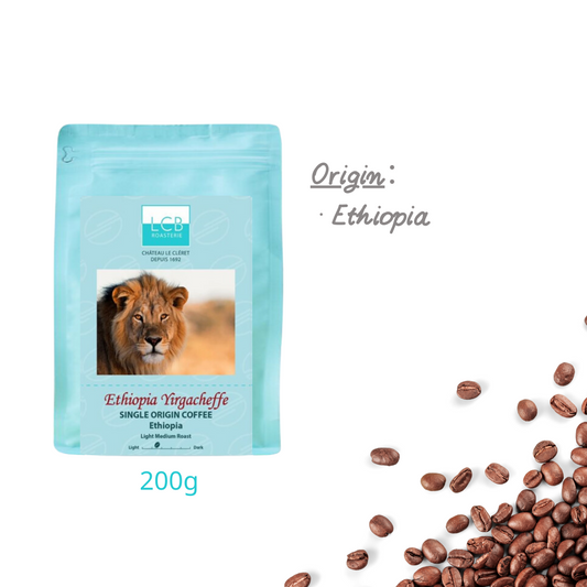 LCB – 埃塞俄比亞 耶加雪菲 純原單品咖啡豆 Single Origin Coffee (Ethiopia Yirgacheffe)(200g)